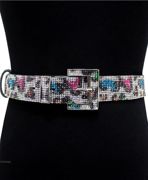 THE LUXE NK GLAM GIRL BELTS & ACCESSORY COLLECTION - NK GLAM GOLD PLATED BLING BELT - MA0202GSJT