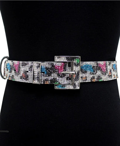 THE LUXE NK GLAM GIRL BELTS & ACCESSORY COLLECTION - NK GLAM GOLD PLATED BLING BELT - MA0202GSJT