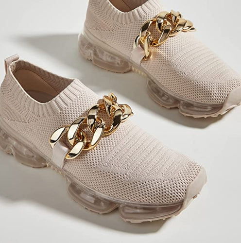 THE LUXE NK GLAM GIRL SNEAKER COLLECTION - GLAM GIRL CUBAN LINK SNEAKER - CLFLOW19