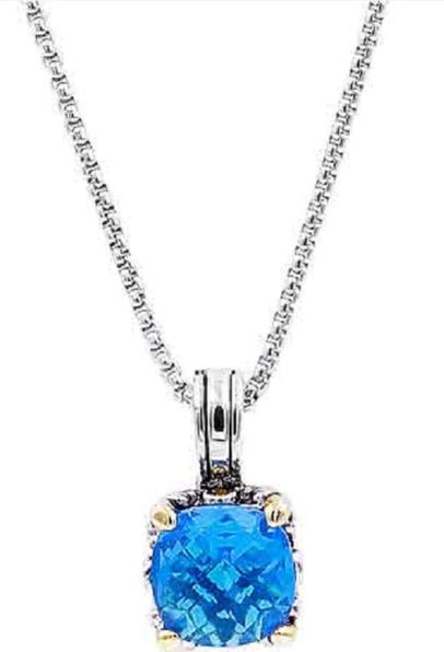 THE LUXE NK GLAM GIRL LUXURY JEWELRY COLLECTION - MEDIUM RHINESTONE PENDANT NECKLACE  - NK3032