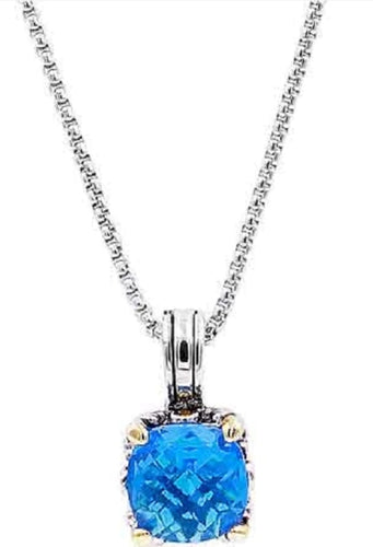 THE LUXE NK GLAM GIRL LUXURY JEWELRY COLLECTION - MEDIUM RHINESTONE PENDANT NECKLACE  - NK3032