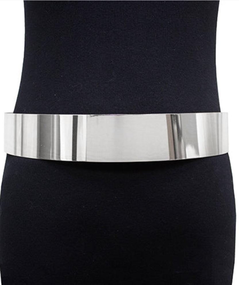THE LUXE NK GLAM GIRL ACCESSORY & BELT COLLECTION - GLAM GIRL METAL WIDE BELT - 2217