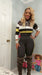 THE LUXE NK GLAM GIRL ACTIVE WEAR COLLECTION - NK GLAM CAMO COLOR BLOCK ACTIVE SET - CCB1212