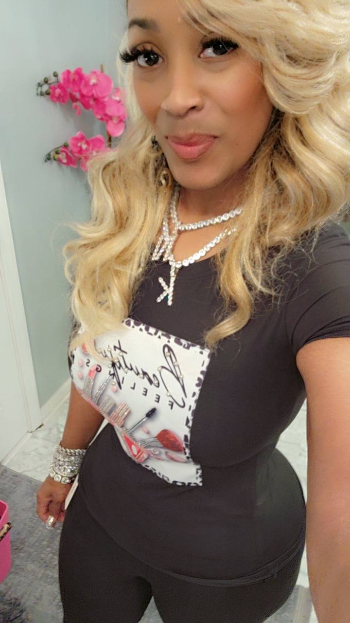 THE LUXE NK GLAM ACTIVE & LOUNGE WEAR COLLECTION - SUPER SOFT AND STRETCHY SOLID BIKER SHORT SET - SET201