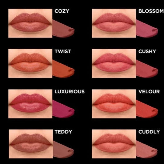 THE LUXE NK GLAM  FLY GIRL BEAUTY COLLECTION - VELVET PLUSH CREAMY LIP COLOR