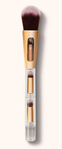 THE LUXE NK GLAM FLY GIRL BEAUTY COLLECTION - 4 IN 1 FOUNDATION & EYE BRUSH - ABMB26