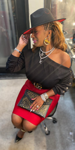 THE LUXE CLASSIC NK OFF THE SHOULDER TOP-NK104