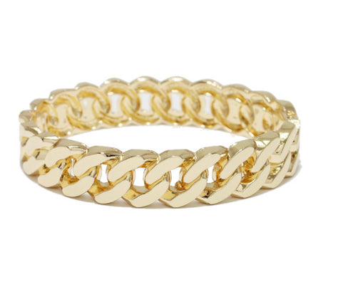 THE LUXE NK GLAM GIRL LUXURY JEWELRY COLLECTION - SIMPLE BUT ELEGANT METAL CUFF /BANGLE /BRACELETS - BG5336