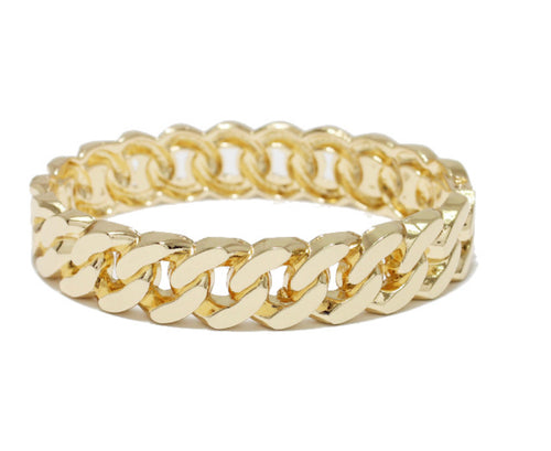 THE LUXE NK GLAM GIRL LUXURY JEWELRY COLLECTION - SIMPLE BUT ELEGANT METAL CUFF /BANGLE /BRACELETS - BG5336