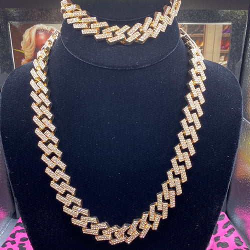 THE LUXE CLASSIC CUBAN LINK SET - J318
