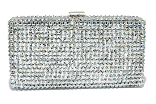 THE LUXE NK GLAM GIRL BELTS & ACCESSORY COLLECTION - GLAMOUR GIRL RHINESTONE EVENING CLUTCH -MMA12167
