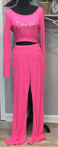 THE LUXE NK PINK BARBIE 2PC SET-NK59