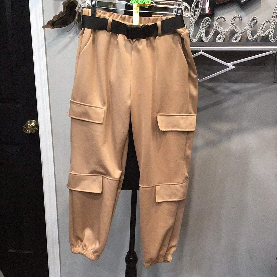 THE LUXE CLASSIC CARGO JOGGERS -NK149