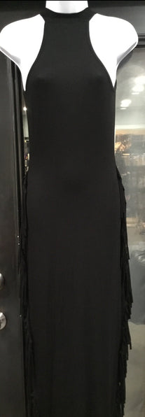 THE LUXE CLASSIC NK MAXI FRINGE PLUS BODYCON -NKA4030