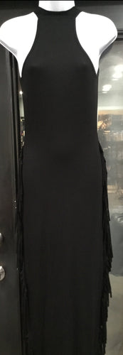 THE LUXE CLASSIC NK MAXI FRINGE PLUS BODYCON -NKA4030