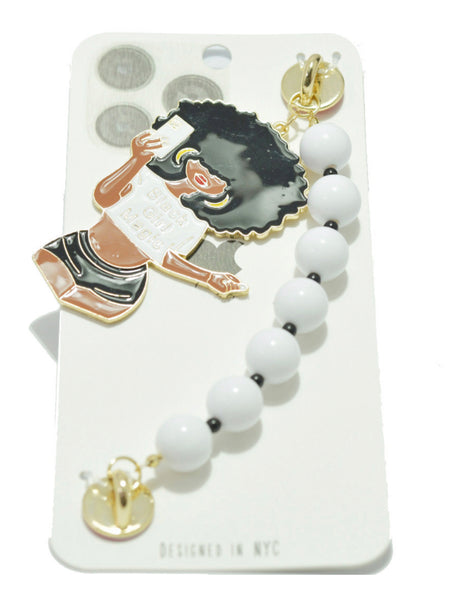THE LUXE NK GLAM GIRL LUXURY JEWELRY COLLECTION - BLACK GIRL MAGIC CELL PHONE PHOTO ADHESIVE GRIP AND PHOTO STAND ACCESSORIES - 95764