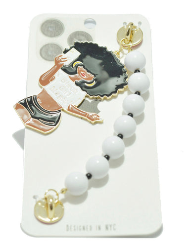 THE LUXE NK GLAM GIRL LUXURY JEWELRY COLLECTION - BLACK GIRL MAGIC CELL PHONE PHOTO ADHESIVE GRIP AND PHOTO STAND ACCESSORIES - 95764