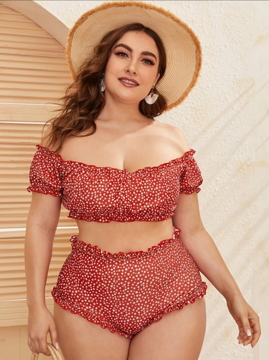 THE LUXE CLASSIC FLOWERED SWIMSUIT- NKA17