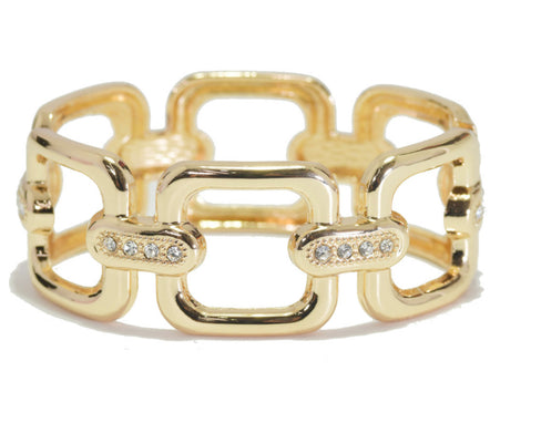 THE LUXE NK GLAM GIRL LUXURY JEWELRY COLLECTION - SIMPLE BUT ELEGANT METAL CUFF /BANGLE /BRACELETS - BG5336