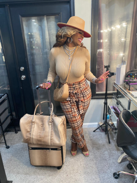 THE LUXE CLASSIC NK  PLAID SET- NK178