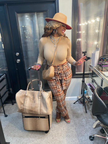 THE LUXE CLASSIC NK  PLAID SET- NK178
