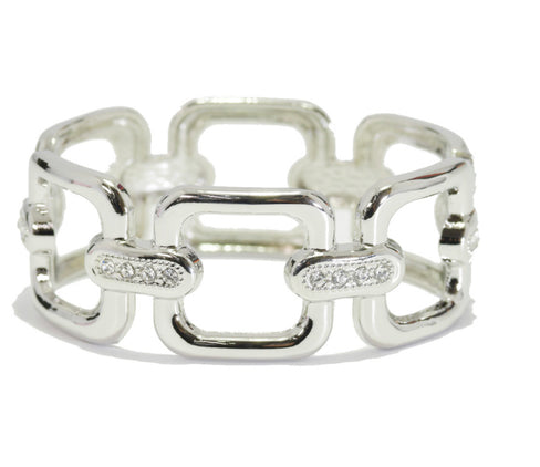 THE LUXE NK GLAM GIRL LUXURY JEWELRY COLLECTION - SIMPLE BUT ELEGANT METAL CUFF /BANGLE /BRACELETS - BG5336