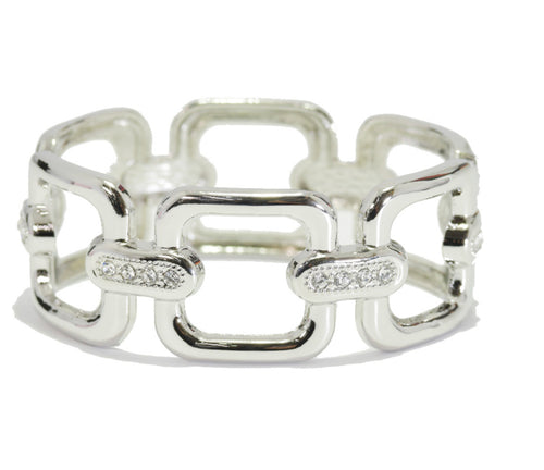 THE LUXE NK GLAM GIRL LUXURY JEWELRY COLLECTION - SIMPLE BUT ELEGANT METAL CUFF /BANGLE /BRACELETS - BG5336