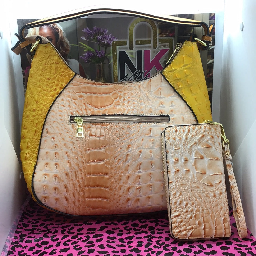 THE LUXE NK GLAM BRAHMIN HOBO - BR34