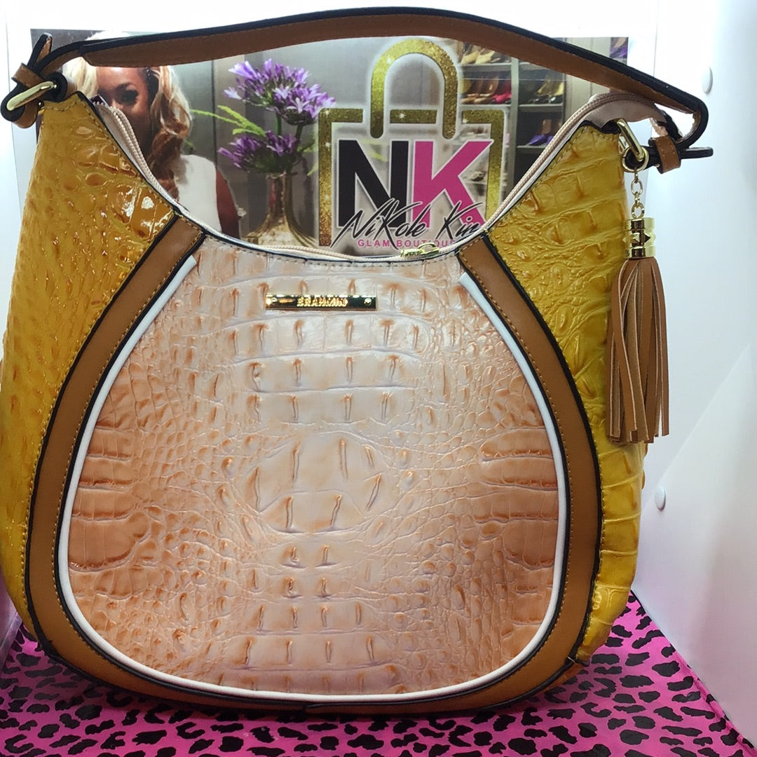 THE LUXE NK GLAM BRAHMIN HOBO - BR34