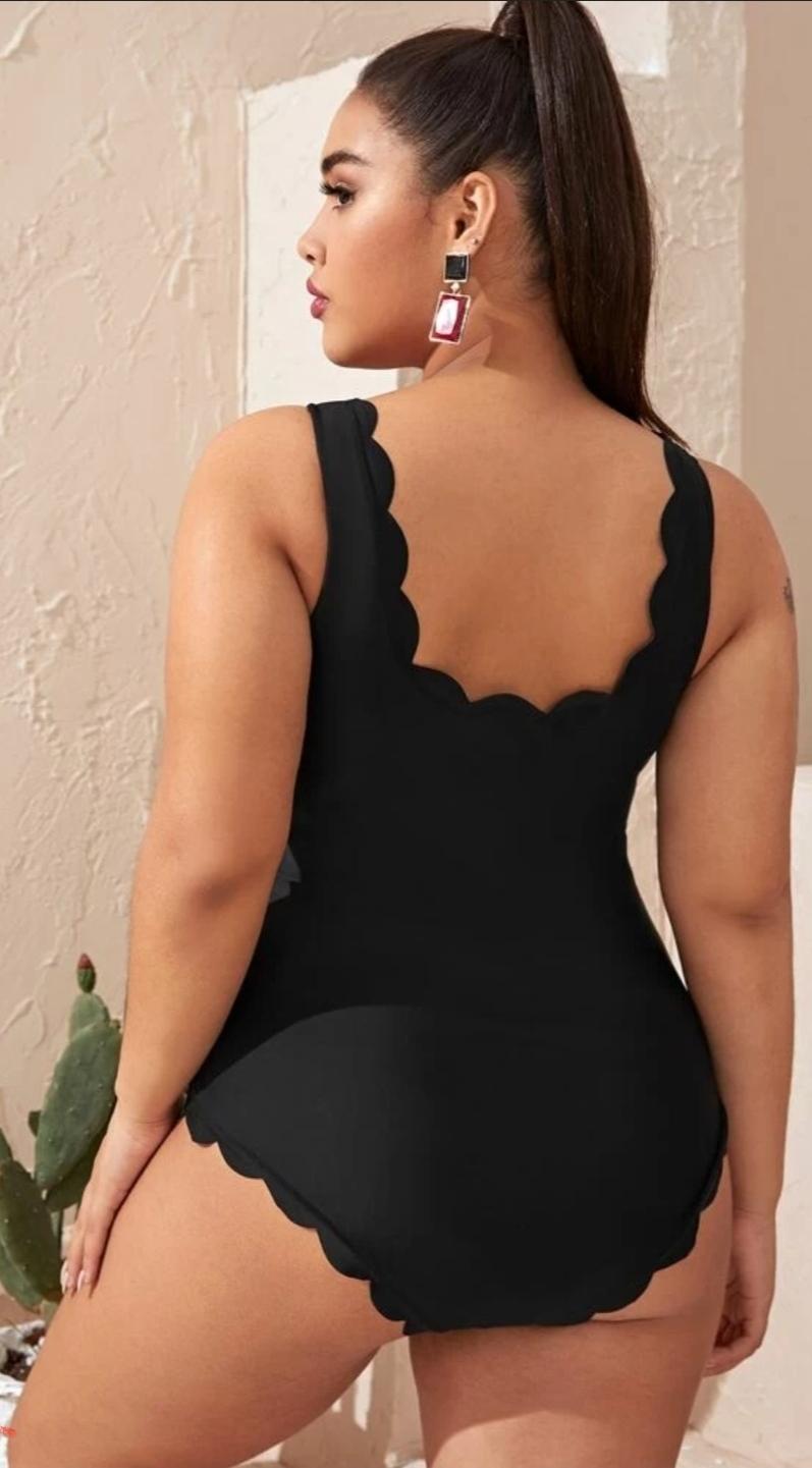 THE LUXE CLASSIC NK RUFFLE SWIMSUIT- NKSW11