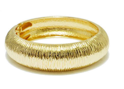 THE LUXE NK GLAM GIRL LUXURY JEWELRY COLLECTION - SIMPLE BUT ELEGANT METAL CUFF /BANGLE /BRACELETS - BG5336