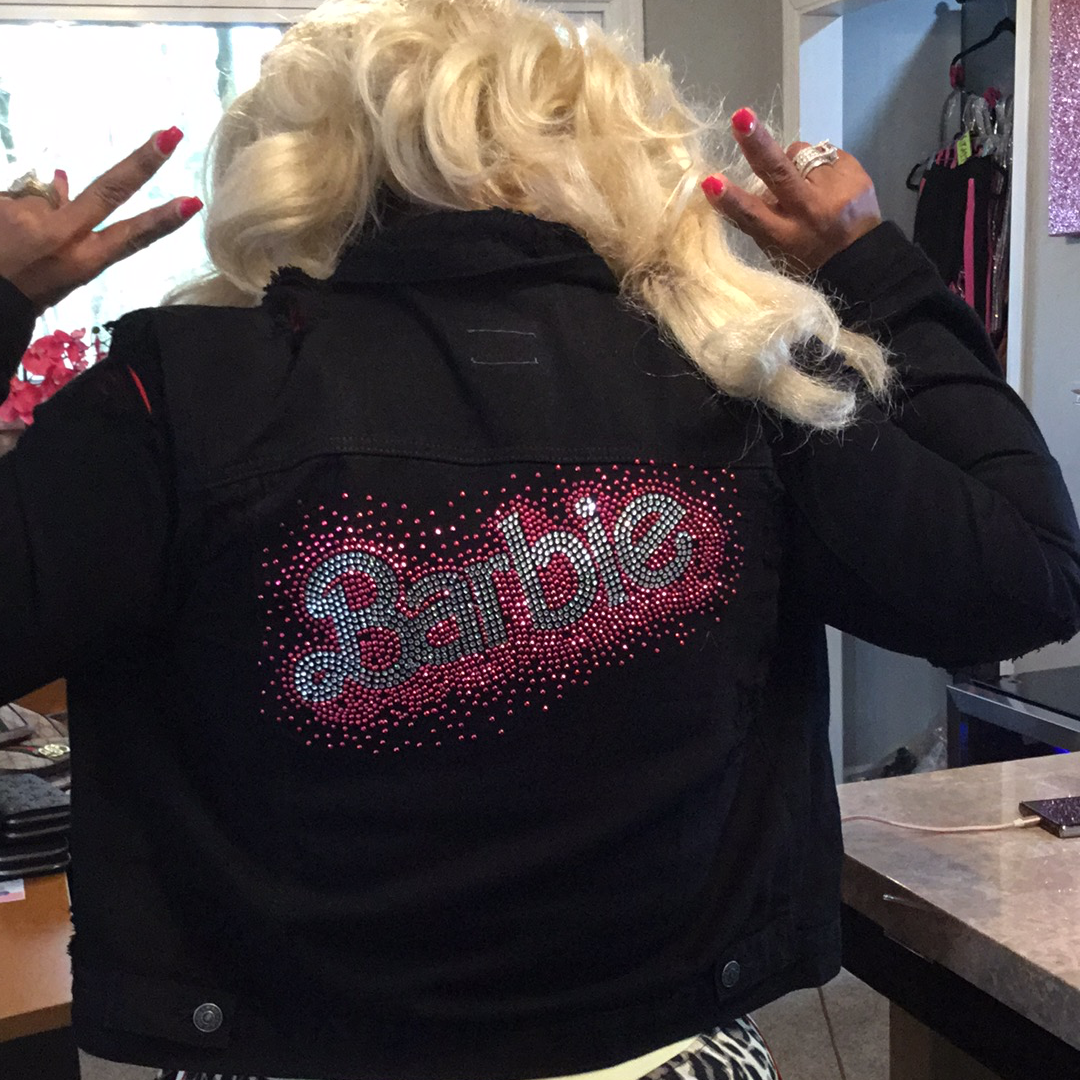 THE NK GLAM BARBIE BLACK JACKET-NKA34