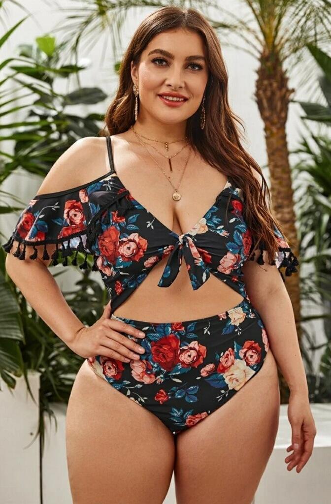 THE LUXE CLASSIC NK FLOWER SWIMSUIT- NKSW6
