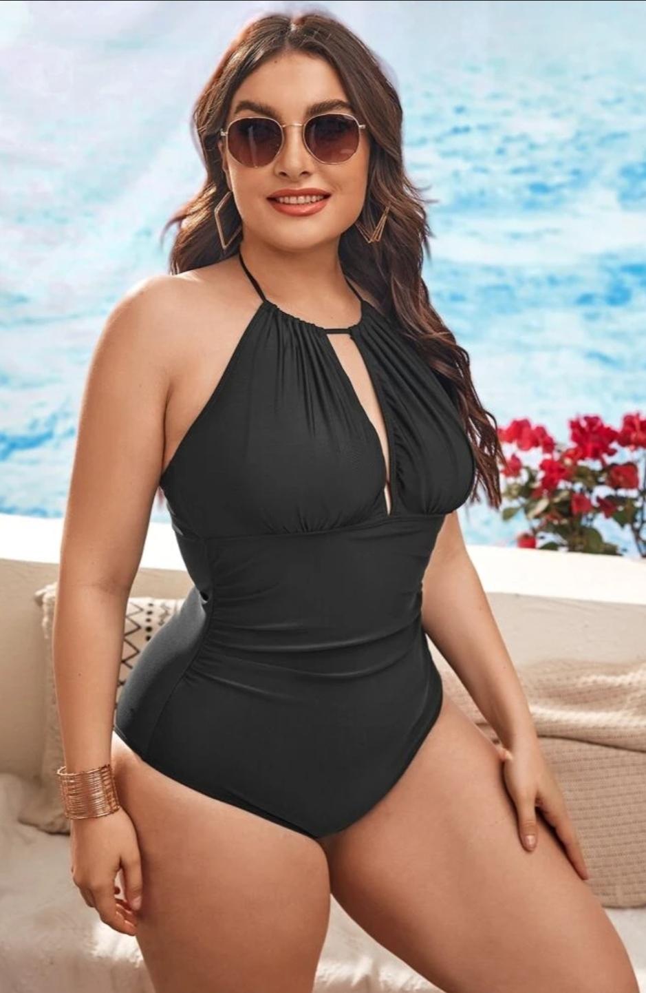 THE LUXE CLASSIC NK BLACK SWIMSUIT- NKSW9