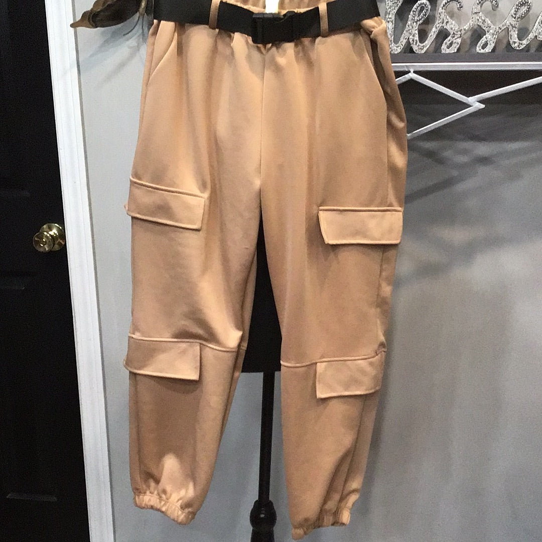 THE LUXE CLASSIC CARGO JOGGERS -NK149