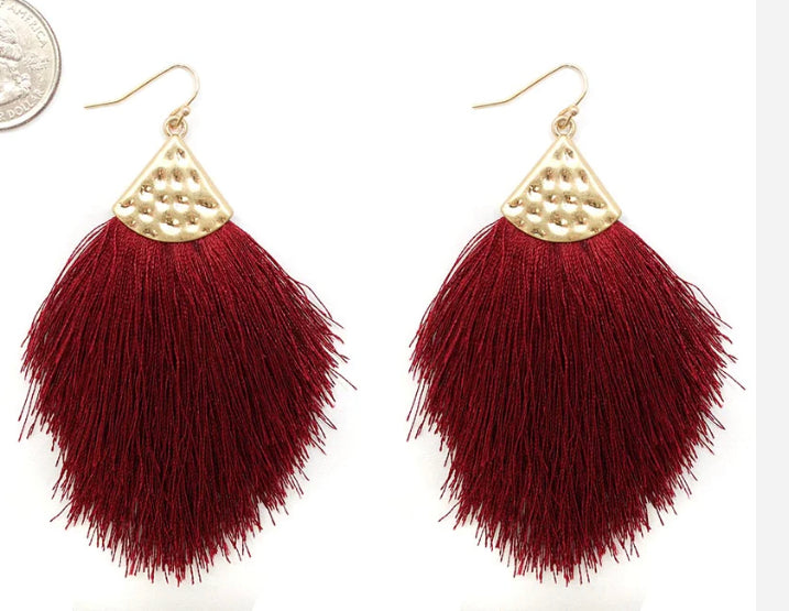 THE LUXE NK GLAM GIRL LUXURY JEWELRY COLLECTION - GOLD THREAD MERMAID EARRINGS - MER4964-