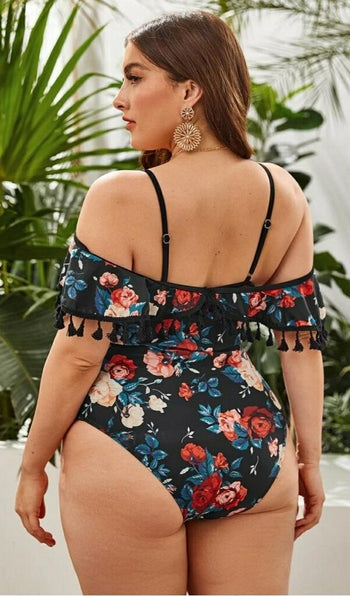 THE LUXE CLASSIC NK FLOWER SWIMSUIT- NKSW6
