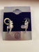 THE LUXE NK GLAM GIRL LUXURY JEWELRY COLLECTION - CZ RHINESTONE BAGUETTE HOOP EARRINGS - 2141