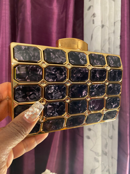 THE LUXE NK GLAM GIRL BELTS & ACCESSORY COLLECTION - GLAMOUR GIRL EVENING CLUTCH -MMA86