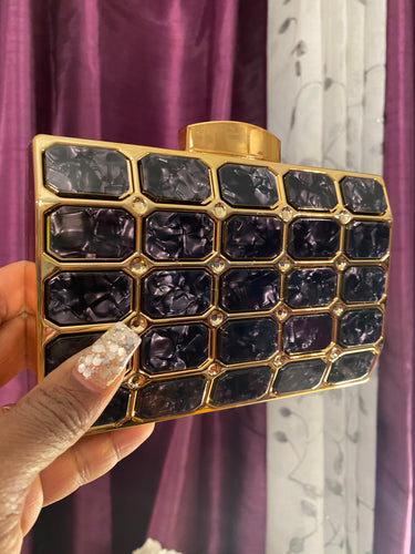 THE LUXE NK GLAM GIRL BELTS & ACCESSORY COLLECTION - GLAMOUR GIRL EVENING CLUTCH -MMA86
