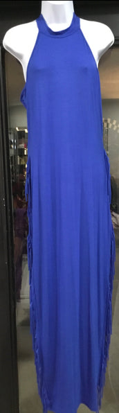 THE LUXE CLASSIC NK MAXI FRINGE PLUS BODYCON -NKA4030