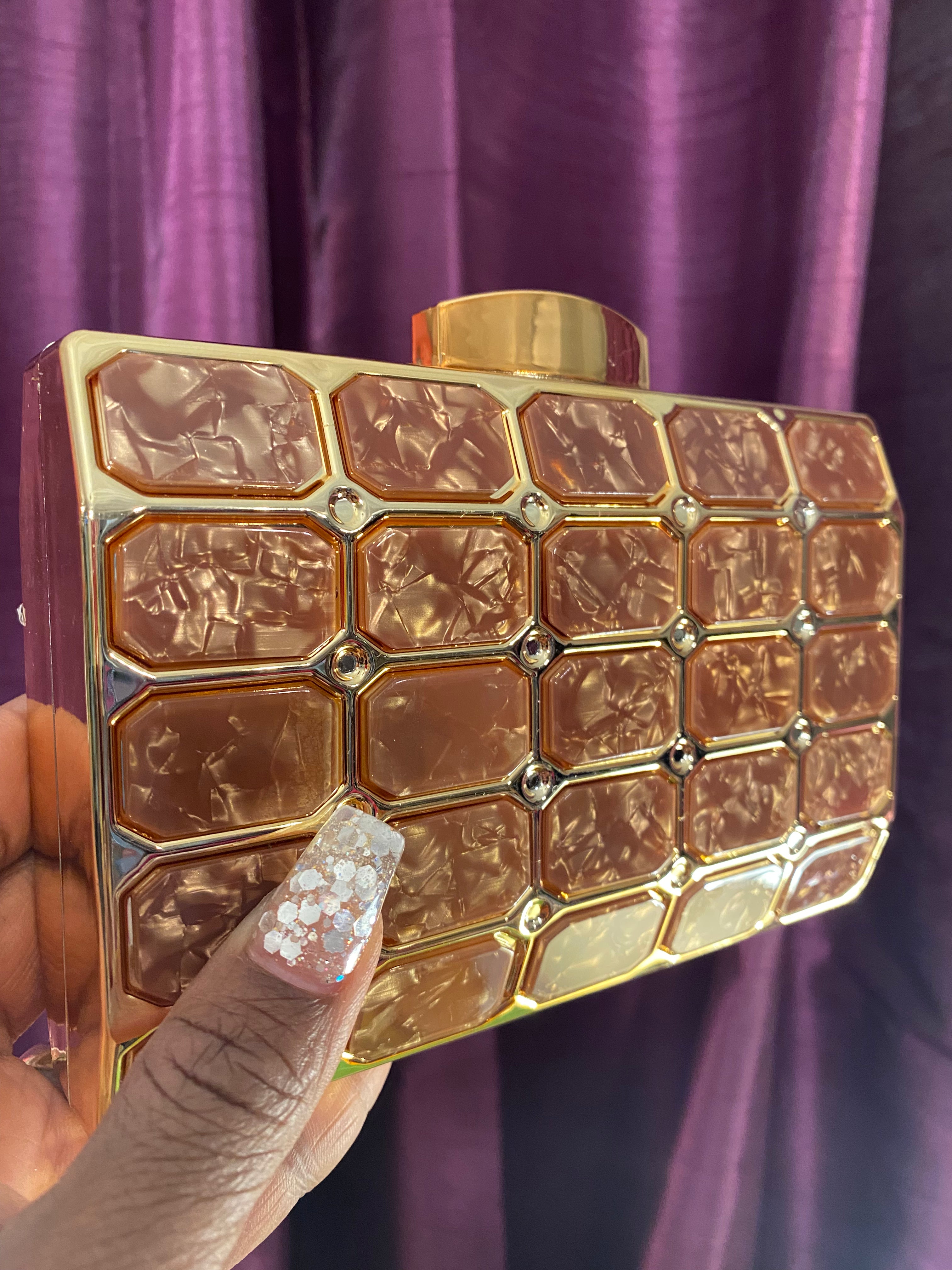 THE LUXE NK GLAM GIRL BELTS & ACCESSORY COLLECTION - GLAMOUR GIRL EVENING CLUTCH -MMA86