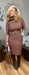 THE LUXE NK GLAM VINTAGE TIE NECK COCKTAIL DRESS - NK301