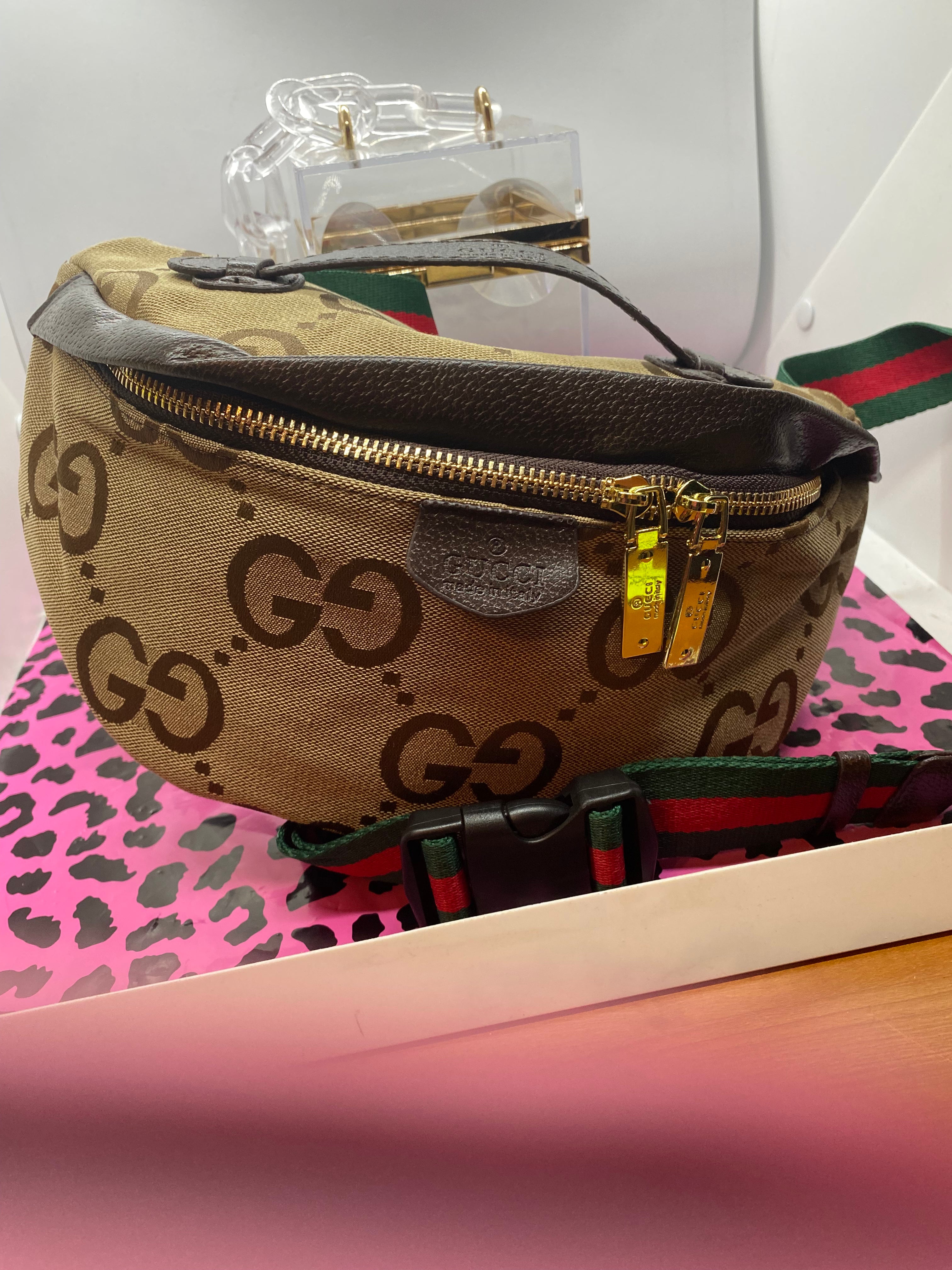 THE LUXE NK GLAM HIGH  FASHION BUMBAG -