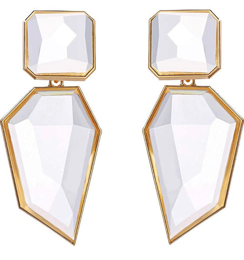 THE LUXE NK GLAM GIRL LUXURY JEWELRY COLLECTION - GEOMETRIC CHUNKY STATEMENT EARRINGS - 847709
