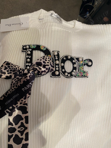 THE LUXE NK GLAM CHRISTIAN DIOR SWEATER - NKCD11