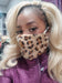 THE LUXE CLASSIC NK GLAM FUR LEOPARD MASK- M15