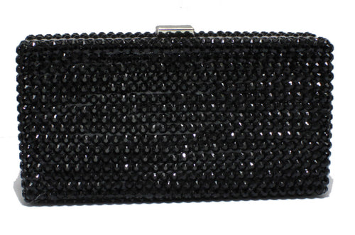 THE LUXE NK GLAM GIRL BELTS & ACCESSORY COLLECTION - GLAMOUR GIRL RHINESTONE EVENING CLUTCH -MMA12167