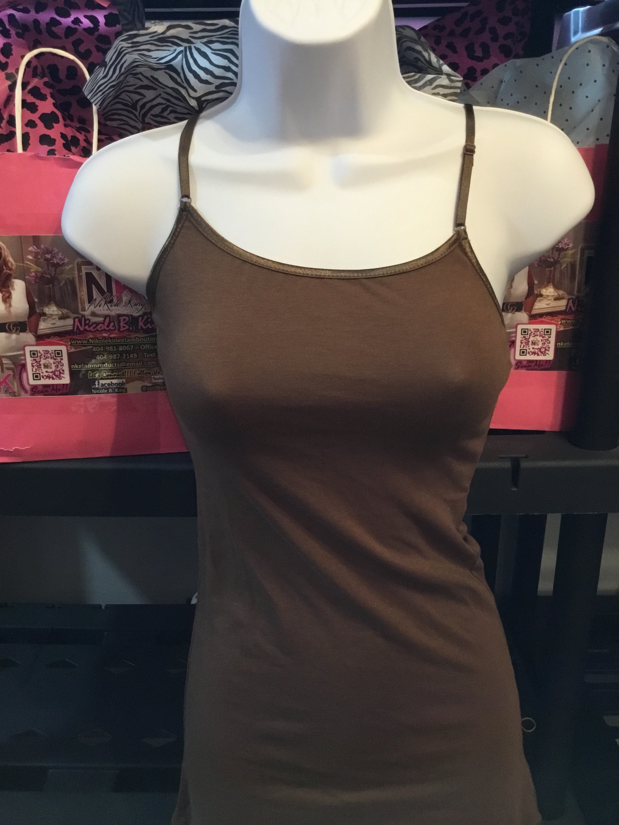 THE LUXE CLASSIC NK CAMISOLES AND TANK TOPS-NK6