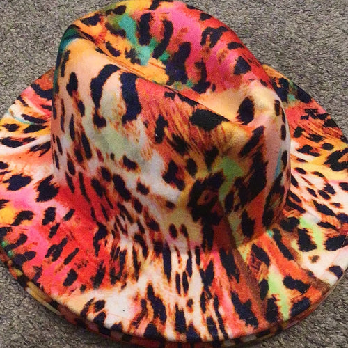 THE LUXE NK GLAM FEDORA HAT - CAMOHAT